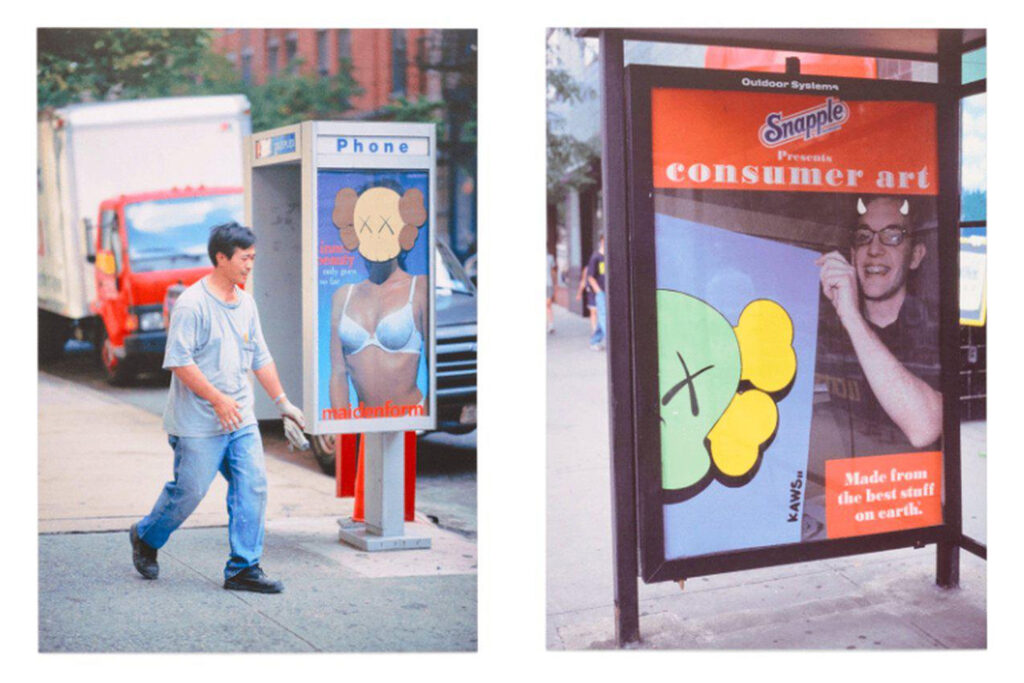 kawsThe 1990's 'Ad Disruption' series - (artspace)