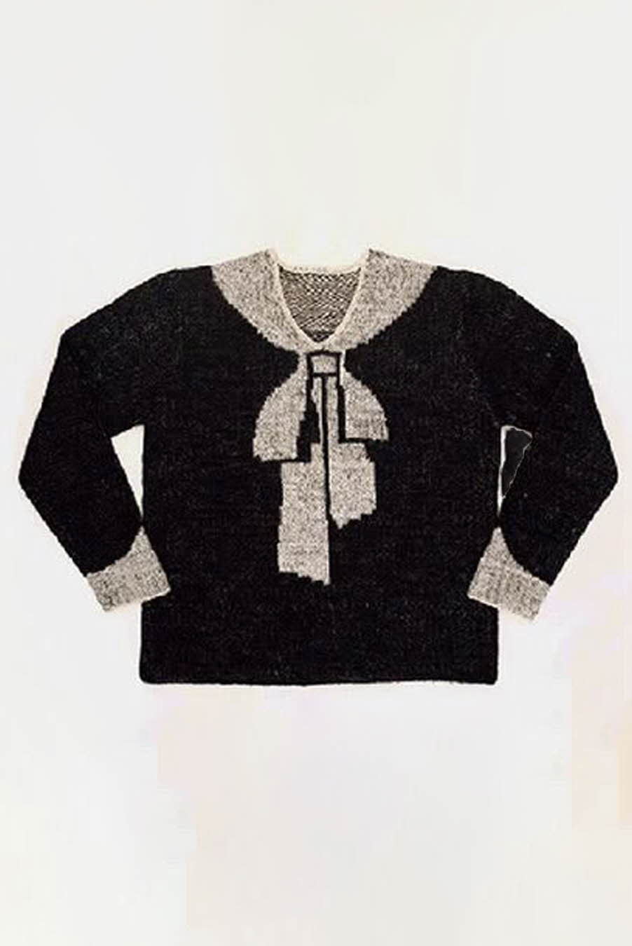 Elsa Schiaparelli, hand-knitted woollen jumper