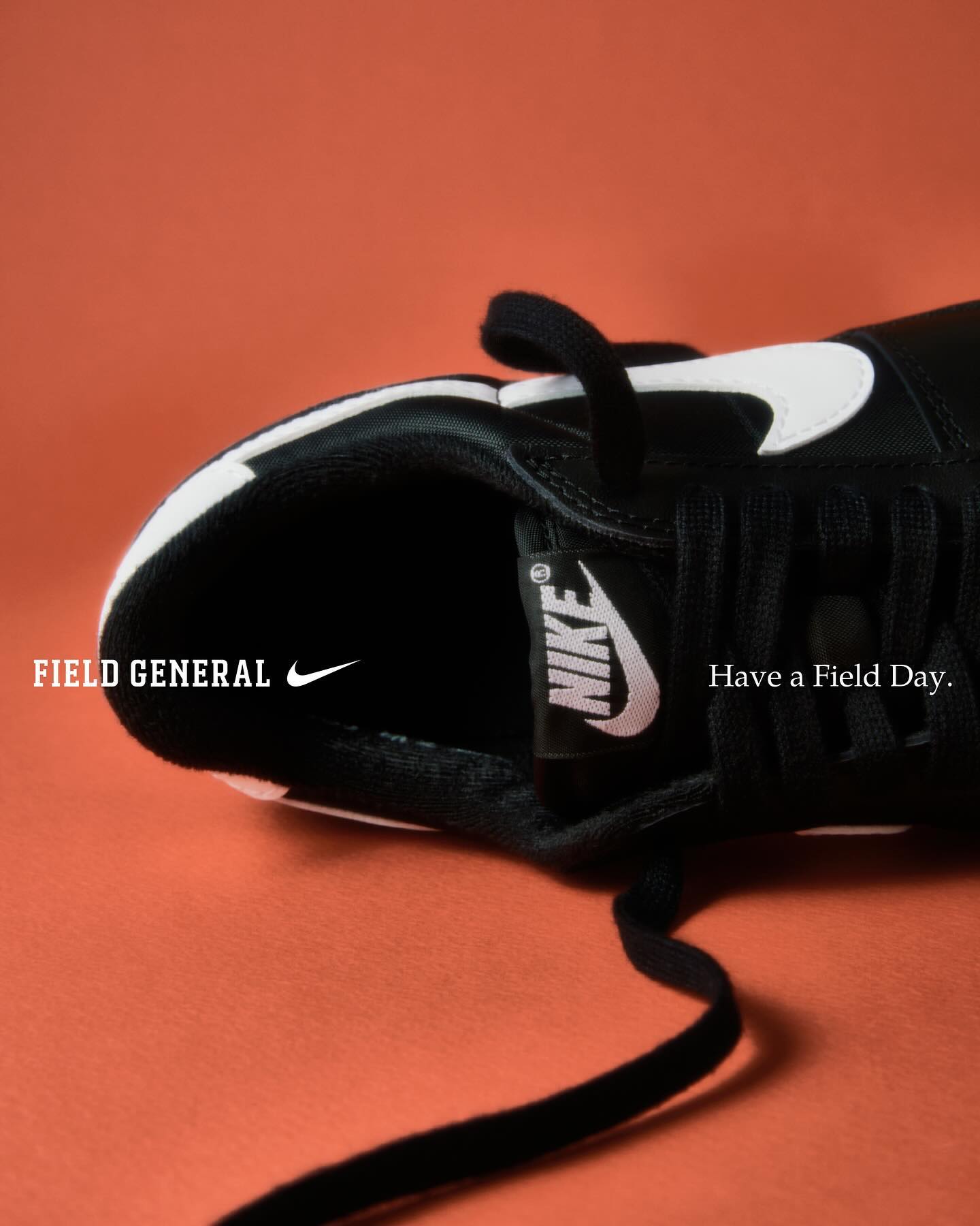 Photo by TUNE on April 11, 2024. May be an image of shoes and text that says 'FIELD GENERAL Have Field Day.'.